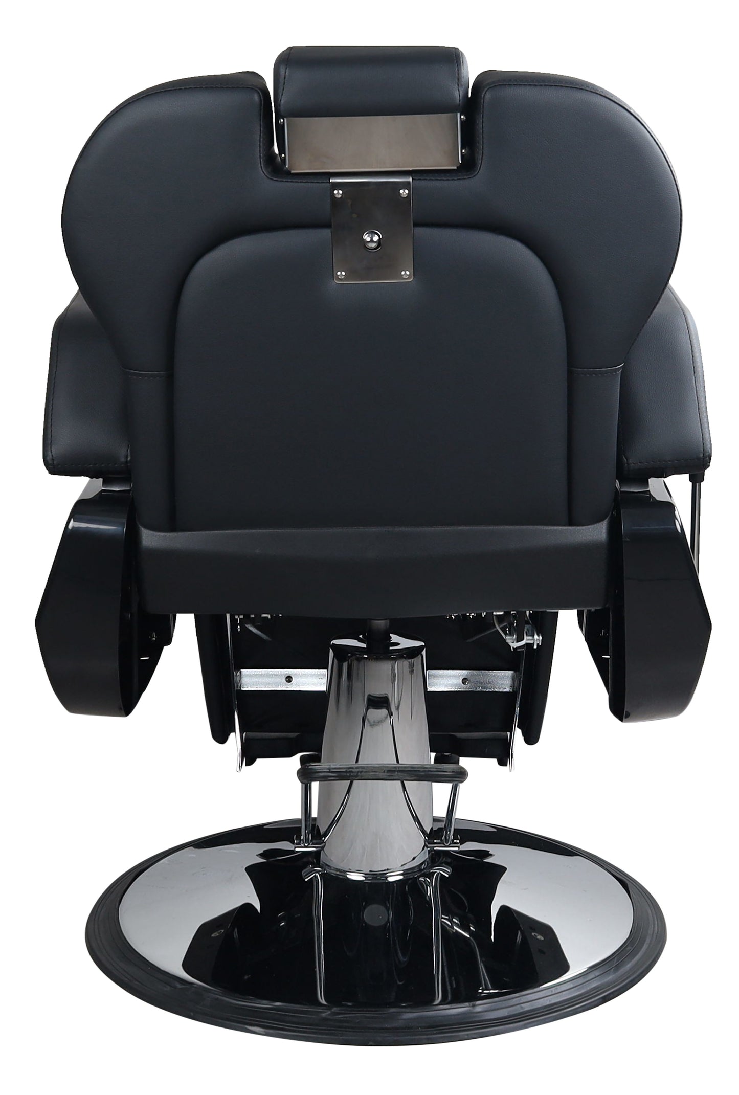 Premium Extra Wide Hydraulic Black Barber Chair - BC601