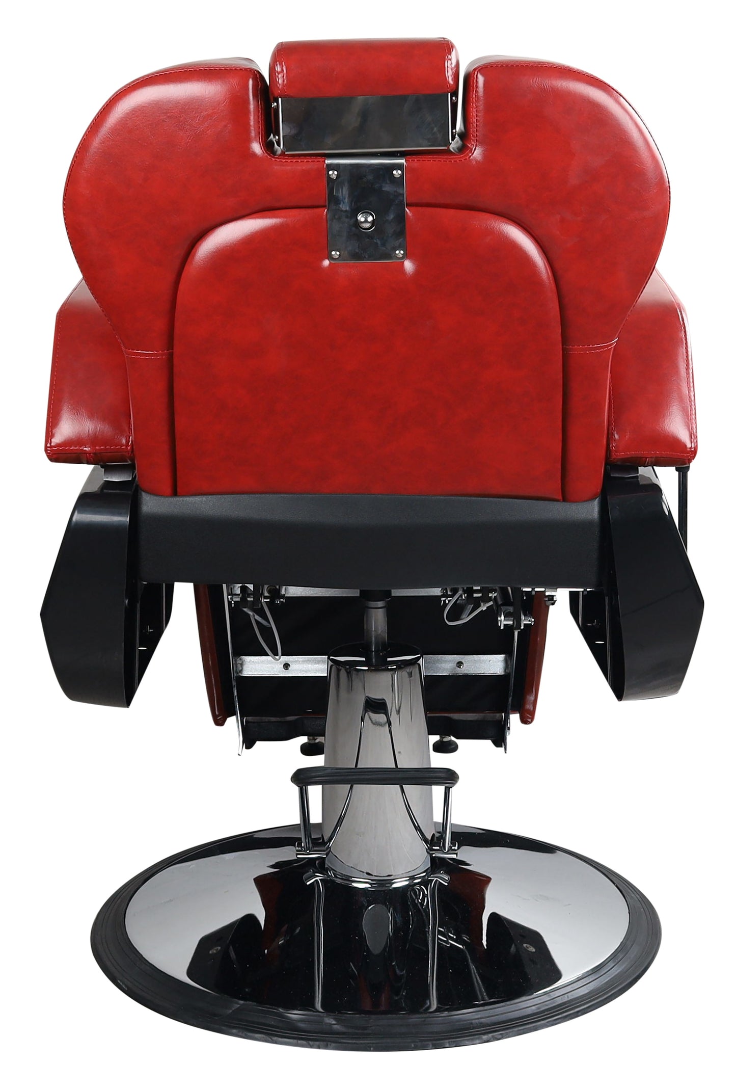 Premium Extra Wide Hydraulic Red Barber Chair - BC602