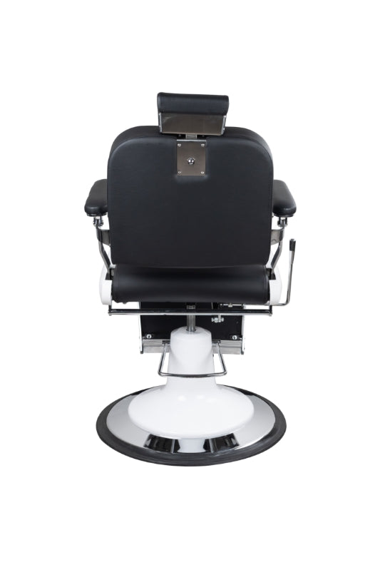 Premium Modern Hydraulic Black & White Barber Chair - BC631