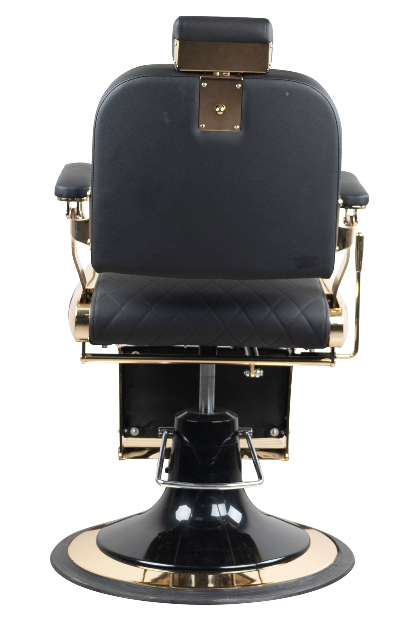 Premium Modern Hydraulic Black & Golden Barber Chair - BC632