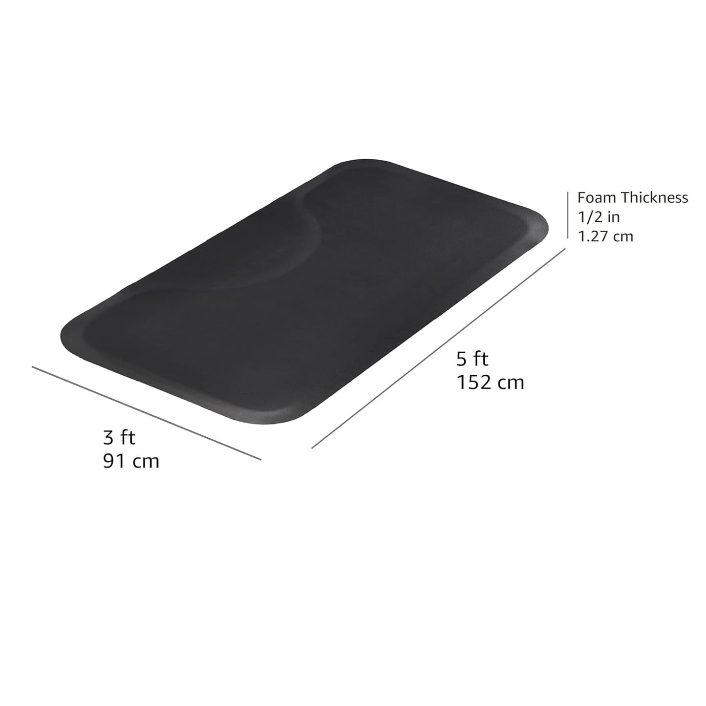 Rectangle 3' x 4.5' Anti Fatigue Floor Mat - BC112