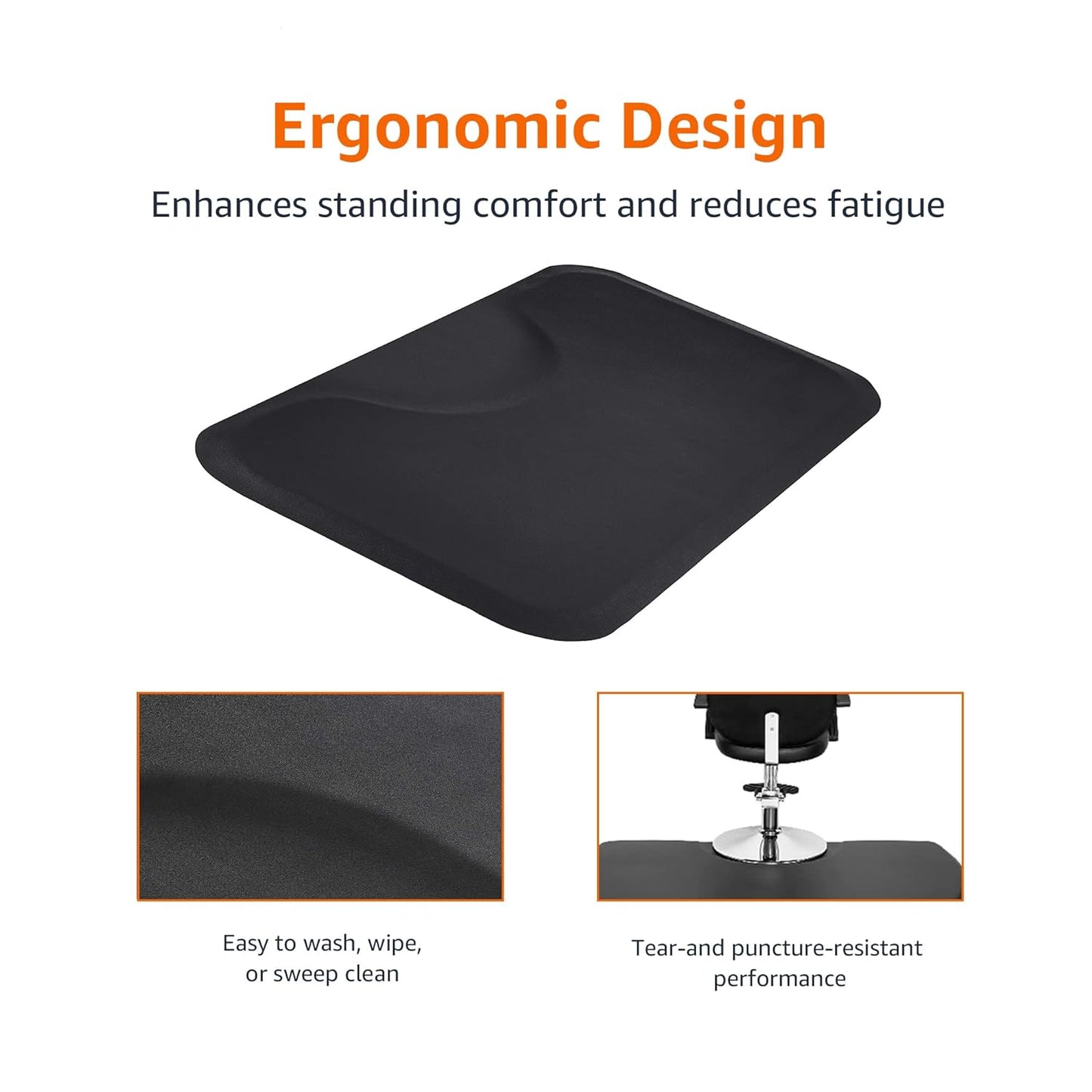 Rectangle 3' x 4.5' Anti Fatigue Floor Mat - BC112