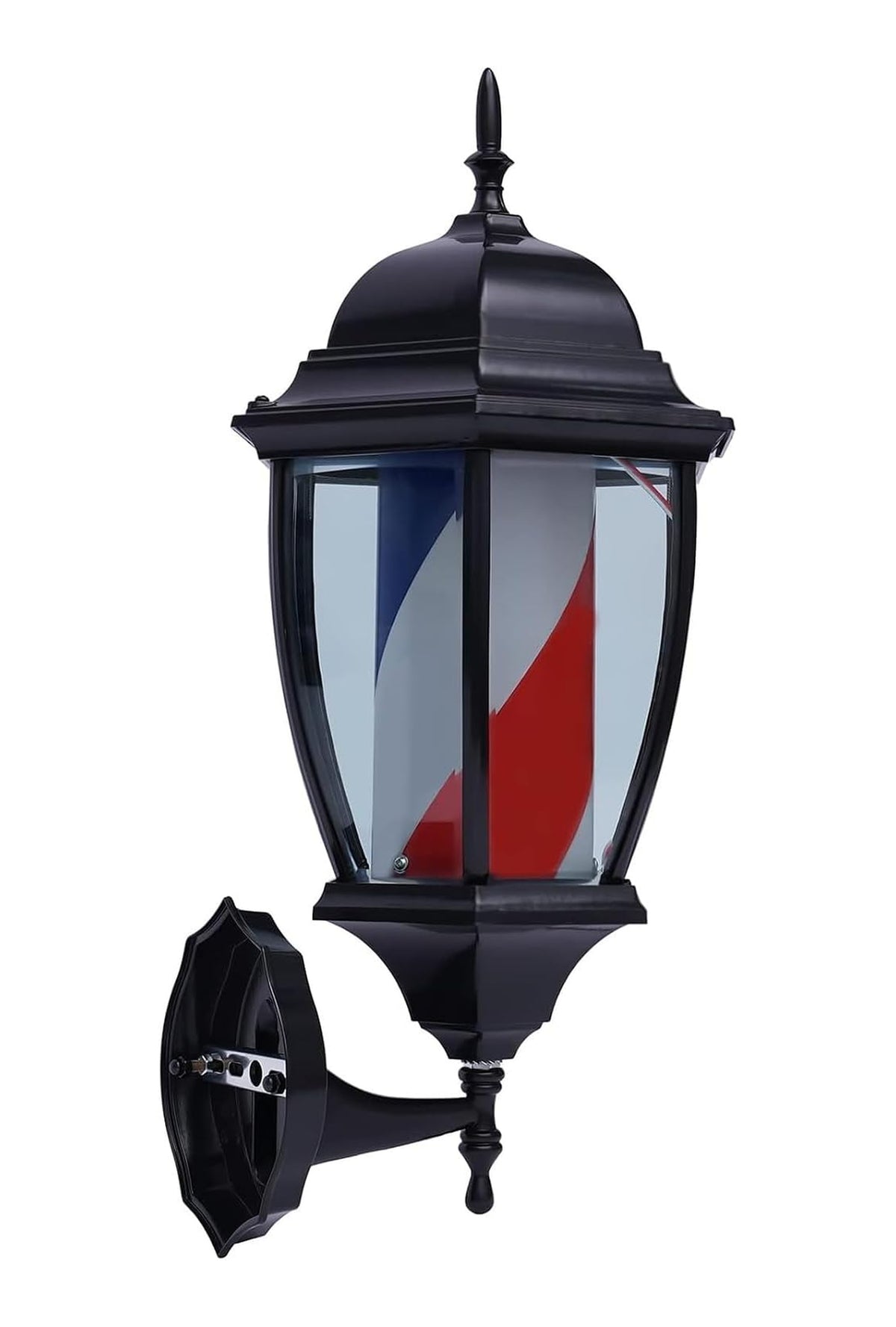 Vintage Lantern-Style Wall-Mounted Barber Pole Light – BP601T
