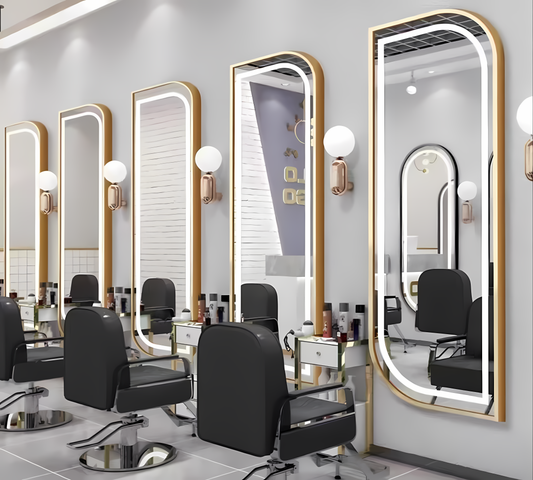 Blade  67x28 inch Full Length Wall Mounted 3 Colors LED Light Mirror For Beauty Salon/Barbershop