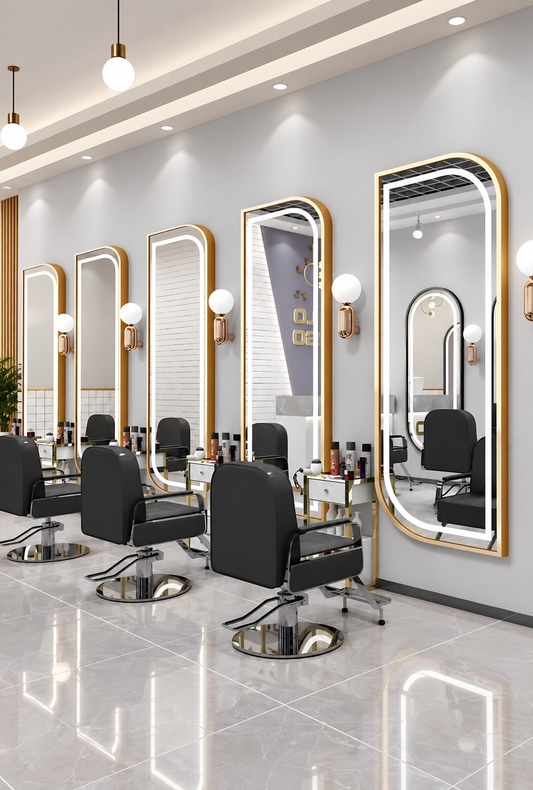 Blade  67x28 inch Full Length Wall Mounted 3 Colors LED Light Mirror For Beauty Salon/Barbershop